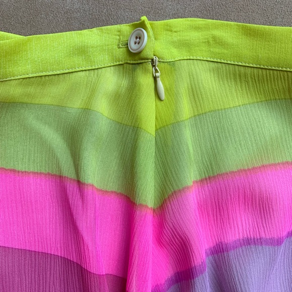 ellelauri Multicolor Striped Carrie Midi Skirt - Picture 5 of 8